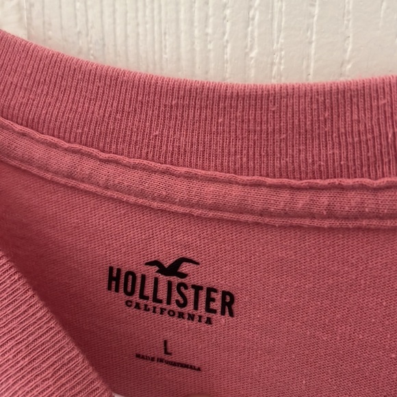 Rare Pink Hollister California Graphic Long Sleeve Shirt - Picture 5 of 5